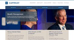 Desktop Screenshot of captrustadvisors.com